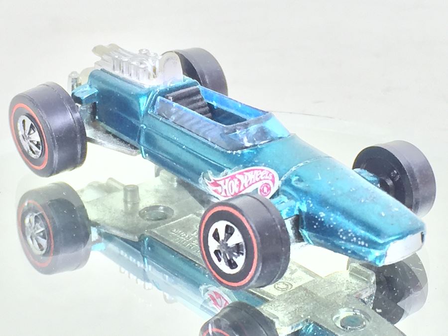HOT WHEELS Redline 'Brabham Repco FI' Teal Vintage 1969 Mattel Hong Kong [Photo 2]