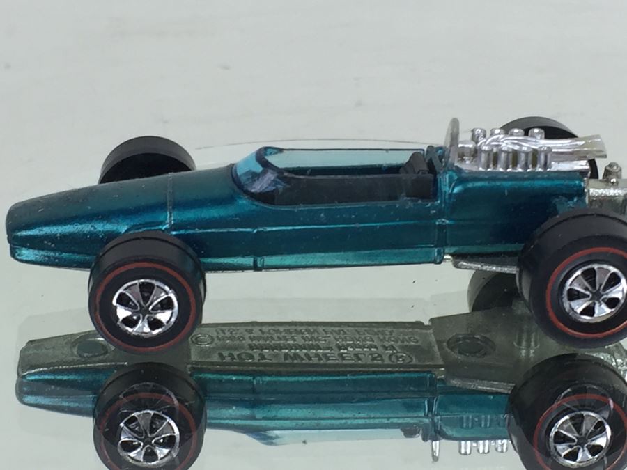 Hot Wheels Redline 'brabham Repco Fi' Teal Vintage 1969 Mattel Hong Kong