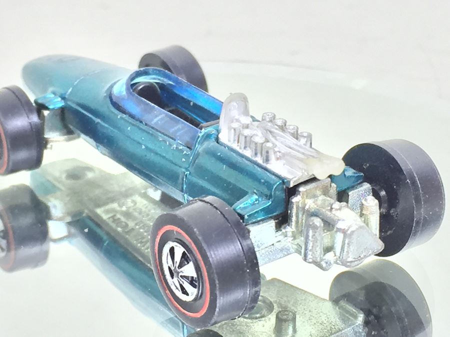 HOT WHEELS Redline 'Brabham Repco FI' Teal Vintage 1969 Mattel Hong Kong [Photo 8]