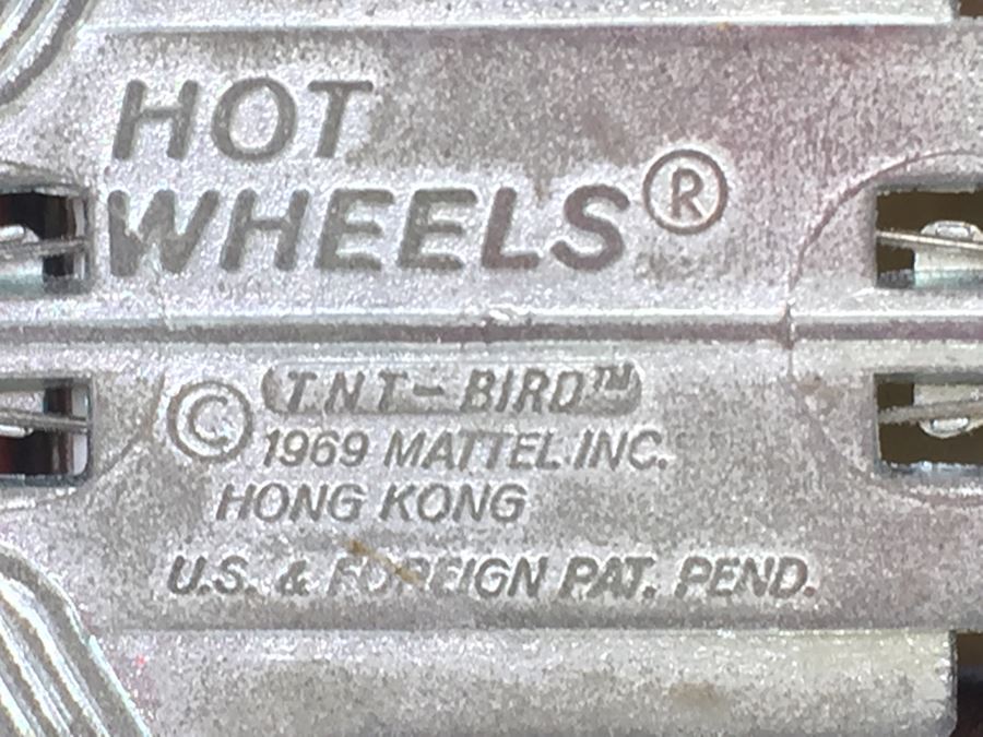 HOT WHEELS Redline 'TNT-Bird' Red Vintage 1969 Mattel Hong Kong [Photo 3]