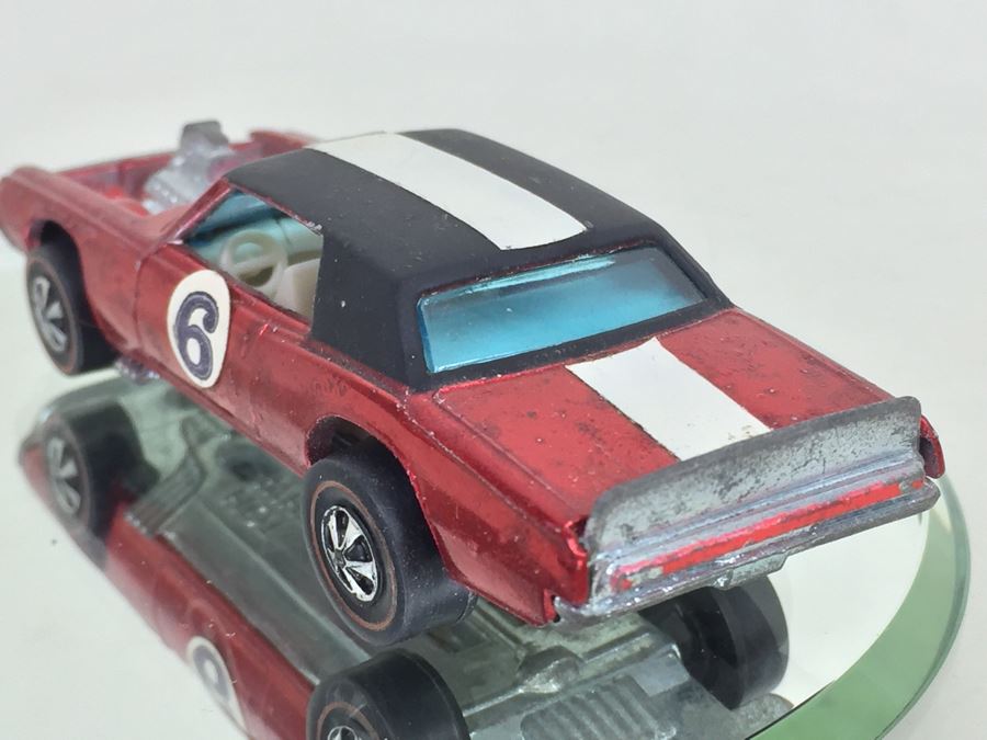 HOT WHEELS Redline 'TNT-Bird' Red Vintage 1969 Mattel Hong Kong [Photo 7]