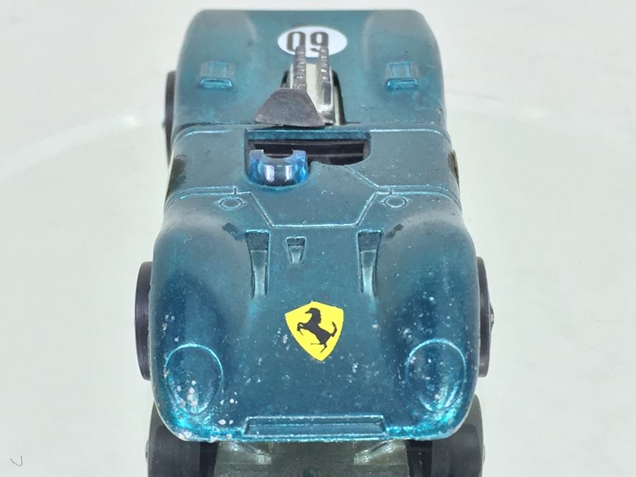 HOT WHEELS Redline 'Ferrari 312P' Blue Vintage 1969 Mattel USA [Photo 4]