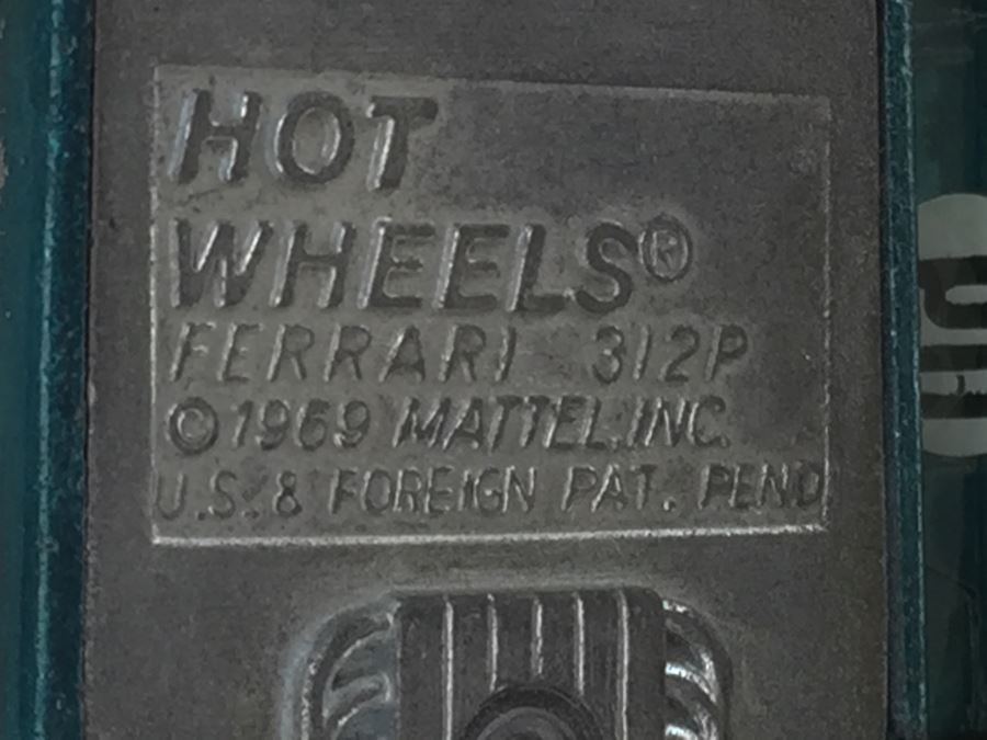 HOT WHEELS Redline 'Ferrari 312P' Blue Vintage 1969 Mattel USA [Photo 3]