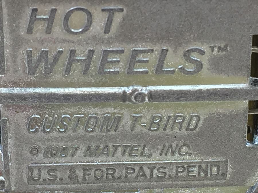 HOT WHEELS Redline 'Custom T Bird' Yellow Vintage 1967 Mattel USA [Photo 3]