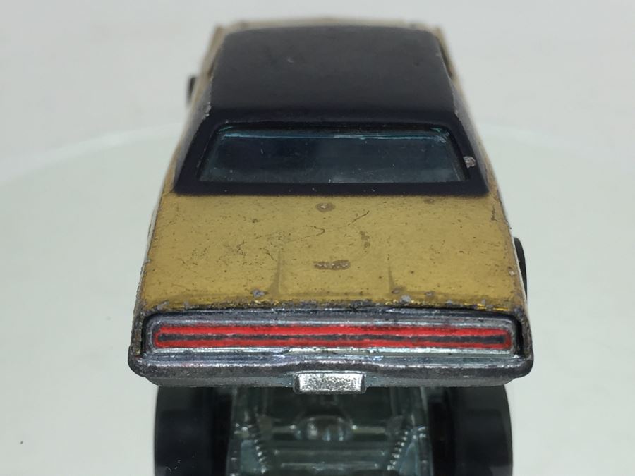 HOT WHEELS Redline 'Custom T Bird' Yellow Vintage 1967 Mattel USA