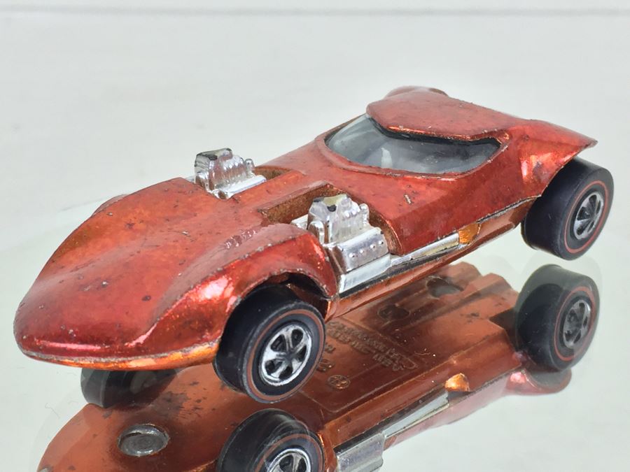 HOT WHEELS Redline 'TwinMil' Orange Vintage 1968 Mattel USA [Photo 5]