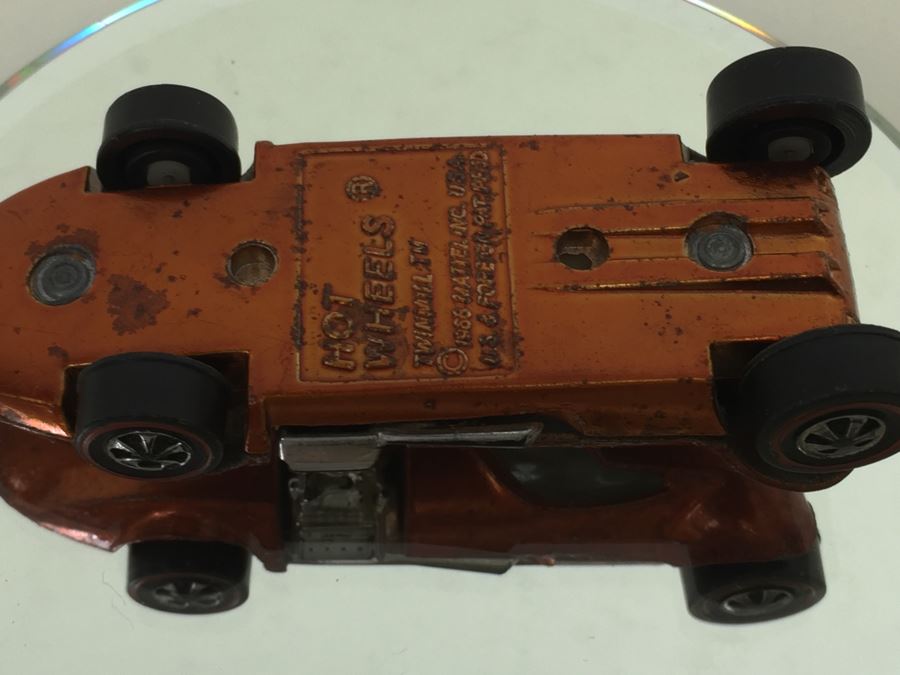 HOT WHEELS Redline 'TwinMil' Orange Vintage 1968 Mattel USA [Photo 9]