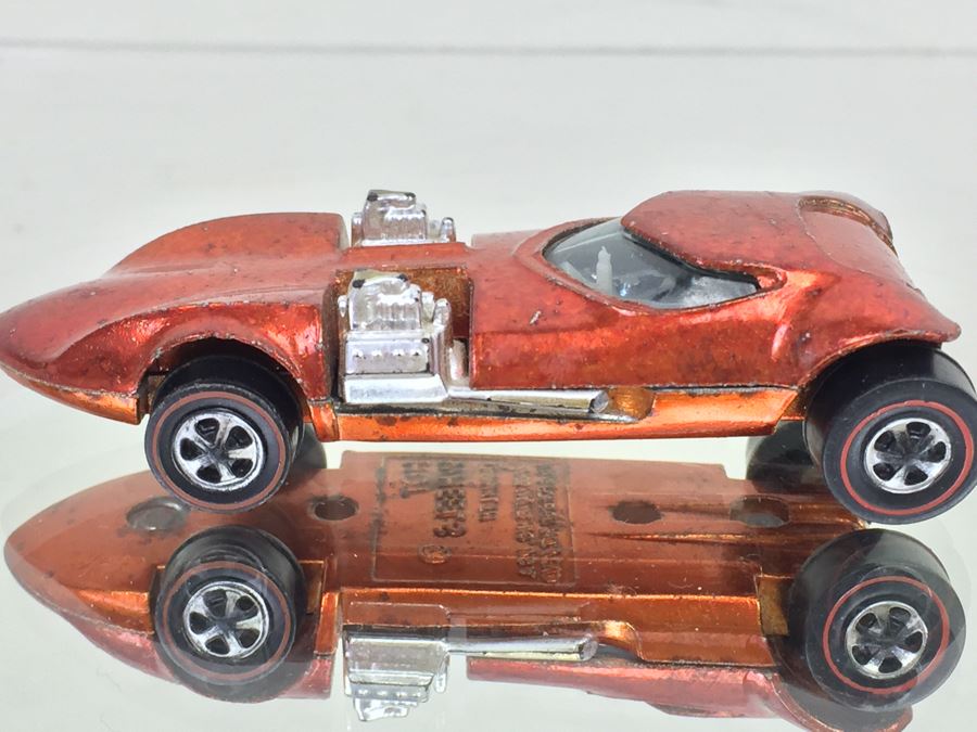HOT WHEELS Redline 'TwinMil' Orange Vintage 1968 Mattel USA [Photo 6]
