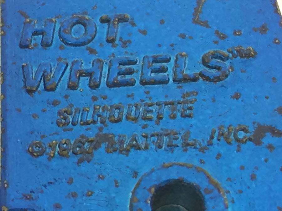 HOT WHEELS Redline 'Silhouette' Blue Vintage 1967 Mattel USA [Photo 10]