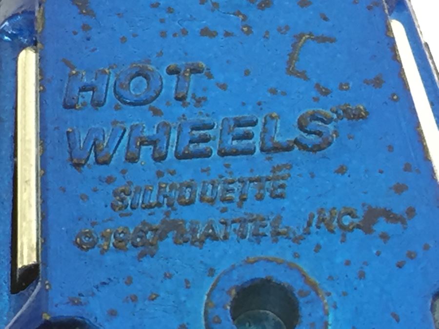 HOT WHEELS Redline 'Silhouette' Blue Vintage 1967 Mattel USA [Photo 3]