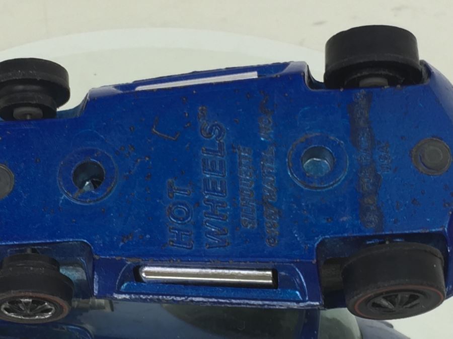 HOT WHEELS Redline 'Silhouette' Blue Vintage 1967 Mattel USA [Photo 9]