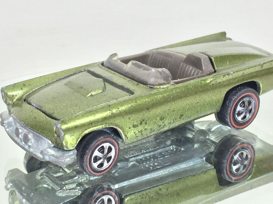 HOT WHEELS Redline 'Classic 67 Bird' Green Vintage 1968 Mattel USA [Photo 5]