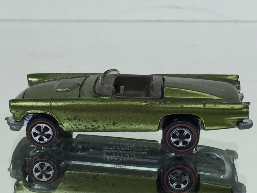 HOT WHEELS Redline 'Classic 67 Bird' Green Vintage 1968 Mattel USA [Photo 7]