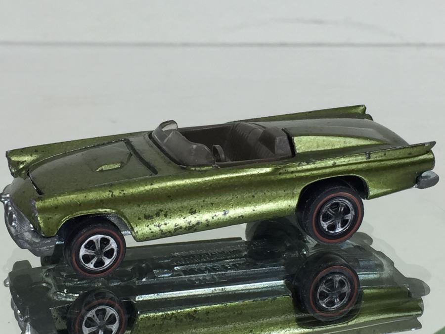 HOT WHEELS Redline 'Classic 67 Bird' Green Vintage 1968 Mattel USA [Photo 6]
