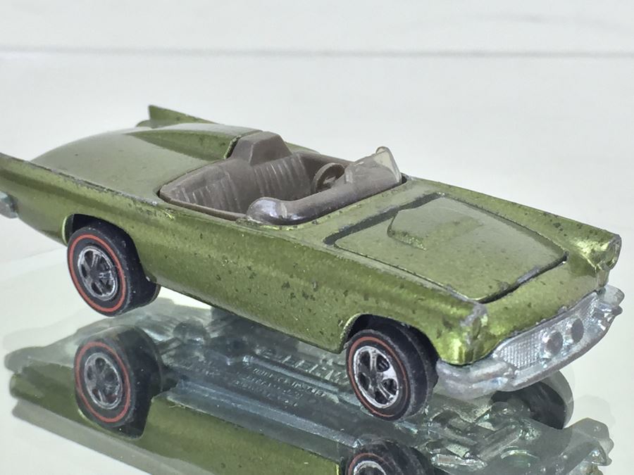 HOT WHEELS Redline 'Classic 67 Bird' Green Vintage 1968 Mattel USA [Photo 2]