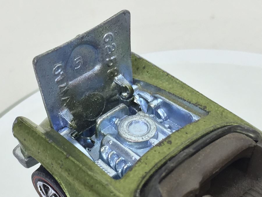 HOT WHEELS Redline 'Classic 67 Bird' Green Vintage 1968 Mattel USA [Photo 10]