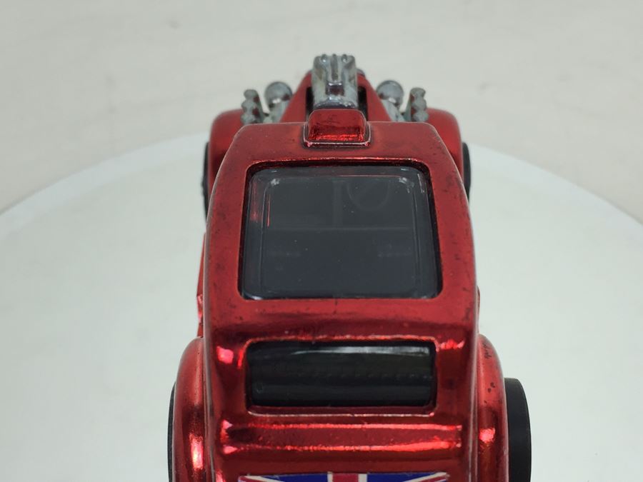 HOT WHEELS Redline 'CockneyCab' Red Vintage 1970 Mattel USA [Photo 8]