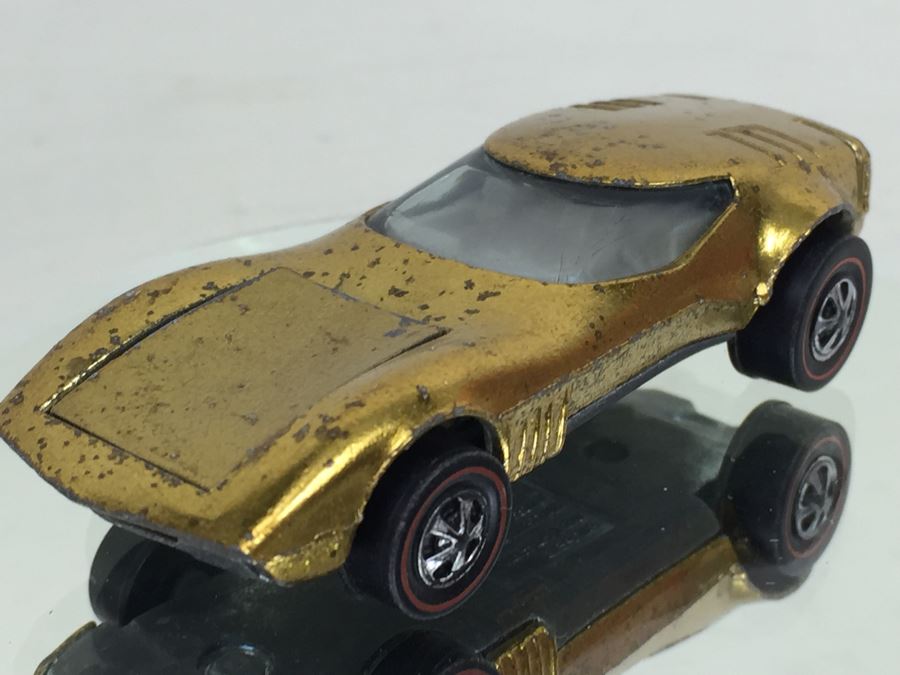 HOT WHEELS Redline 'Torero' Yellow Vintage 1968 Mattel USA