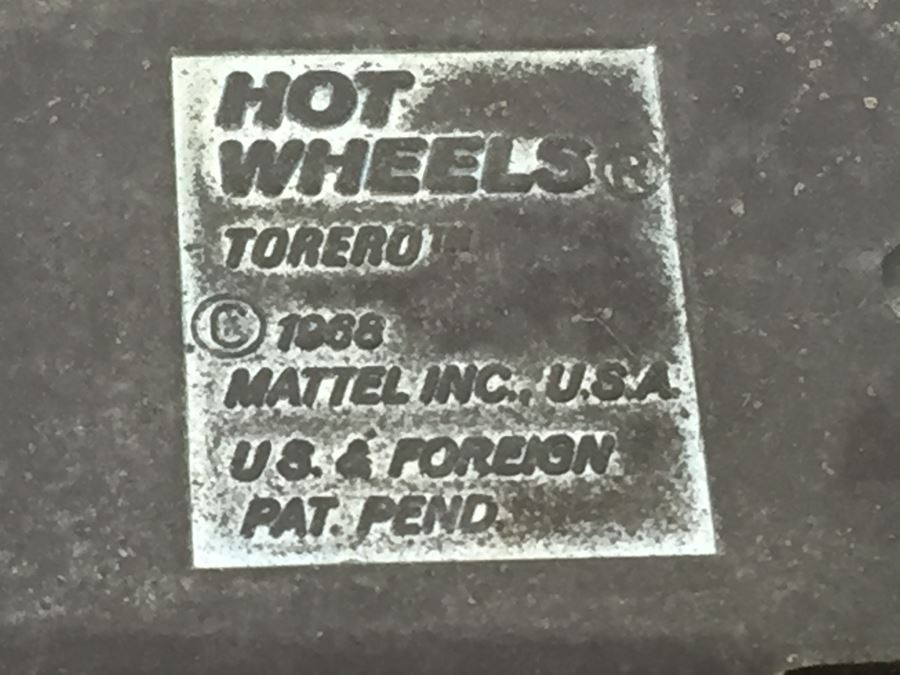 HOT WHEELS Redline 'Torero' Yellow Vintage 1968 Mattel USA [Photo 3]