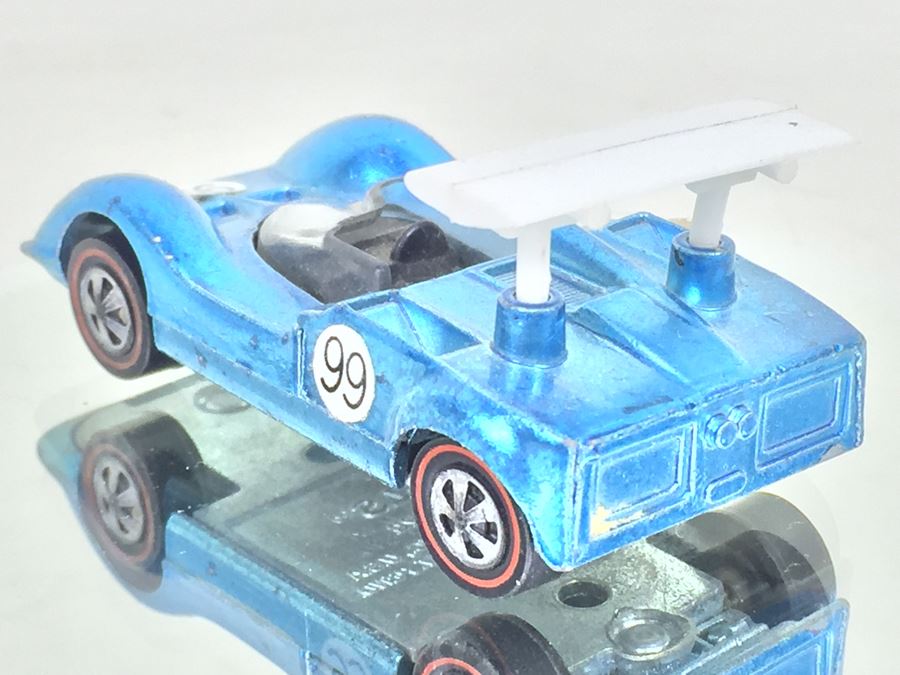 HOT WHEELS Redline 'Chaparral 2G' Blue Vintage 1968 Mattel USA [Photo 9]