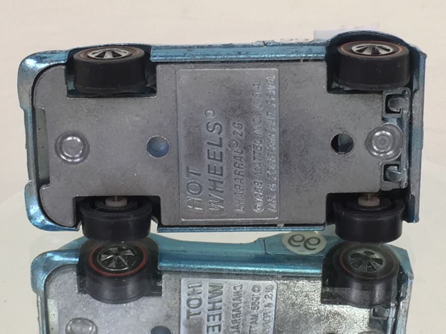 HOT WHEELS Redline 'Chaparral 2G' Blue Vintage 1968 Mattel USA [Photo 11]