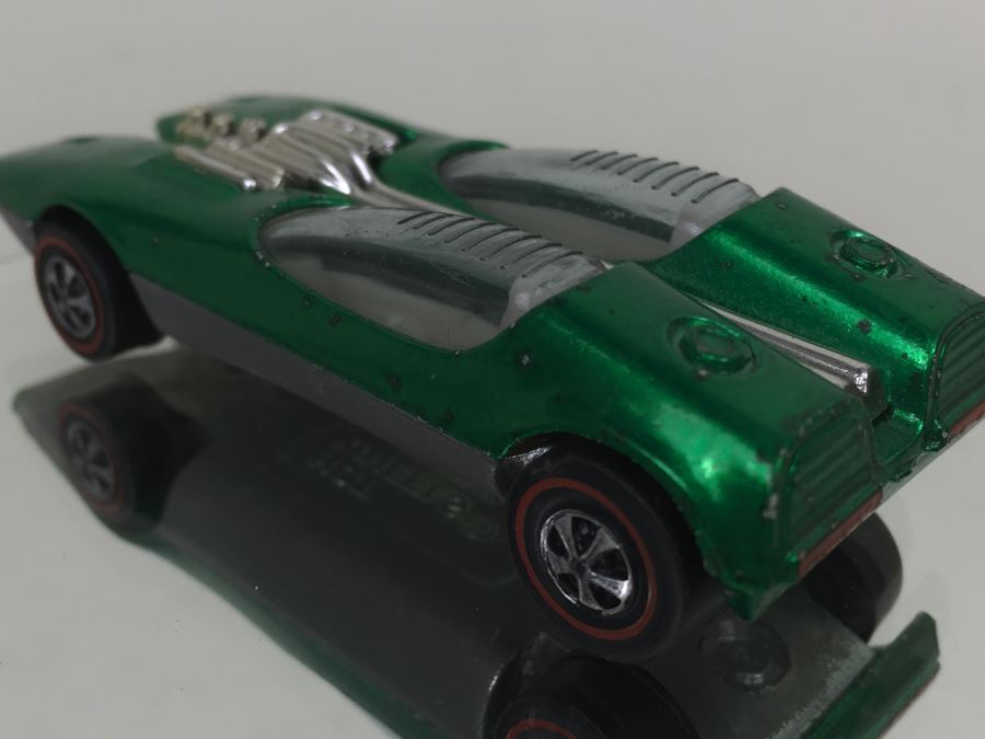 HOT WHEELS Redline 'Splittin Image' Green Vintage 1968 Mattel USA [Photo 7]