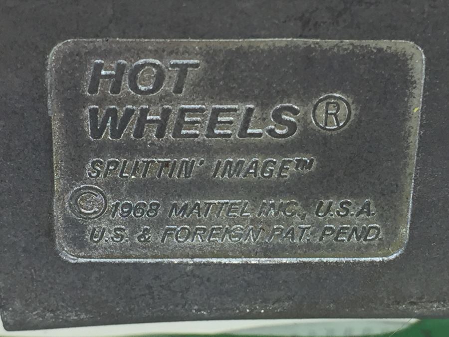 HOT WHEELS Redline 'Splittin Image' Green Vintage 1968 Mattel USA [Photo 3]