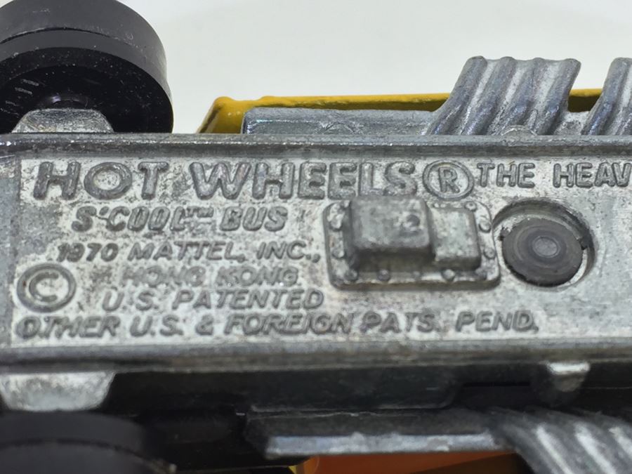 HOT WHEELS Redline 'S' Cool Bus' Yellow Vintage 1970 Mattel Hong Kong [Photo 3]