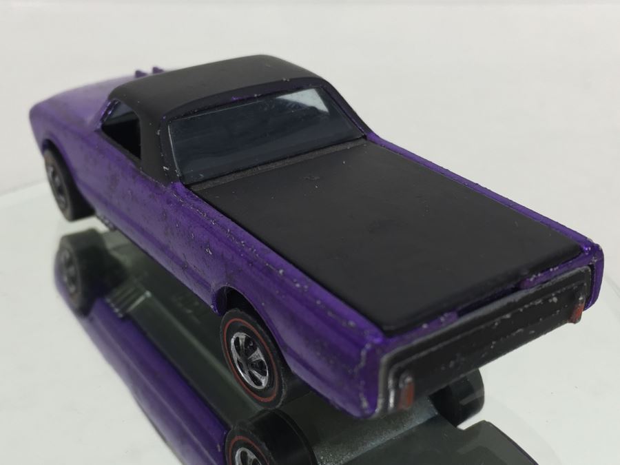 HOT WHEELS Redline 'Custom Fleetside' Purple Vintage 1968 Mattel USA [Photo 7]