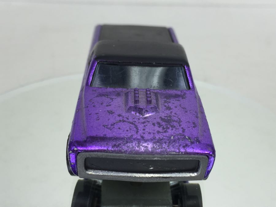 HOT WHEELS Redline 'Custom Fleetside' Purple Vintage 1968 Mattel USA