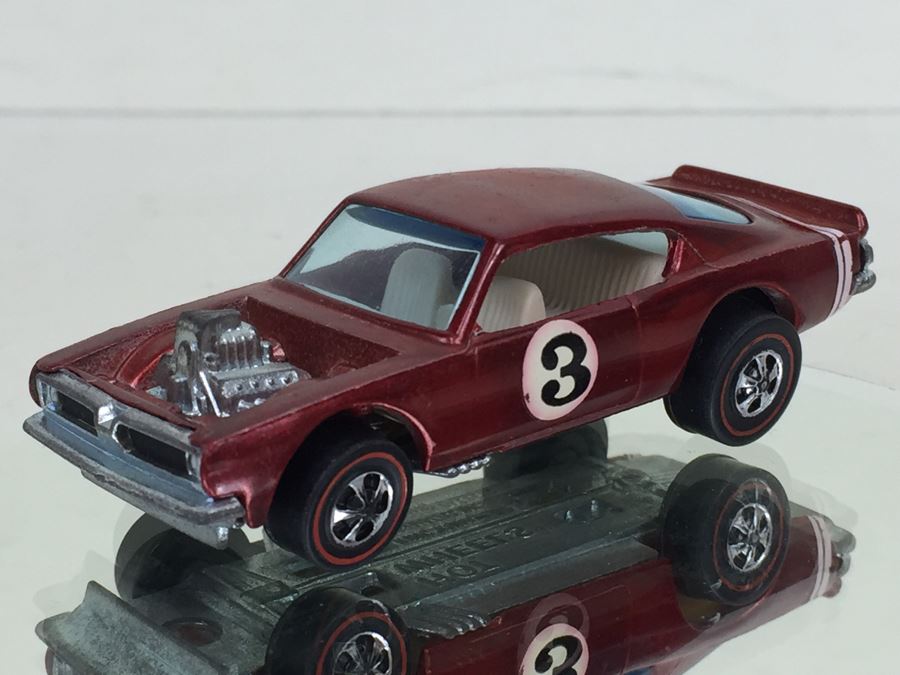 HOT WHEELS Redline 'King Kuda' Maroon Vintage 1969 Mattel USA