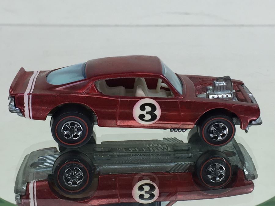 HOT WHEELS Redline 'King Kuda' Maroon Vintage 1969 Mattel USA [Photo 4]
