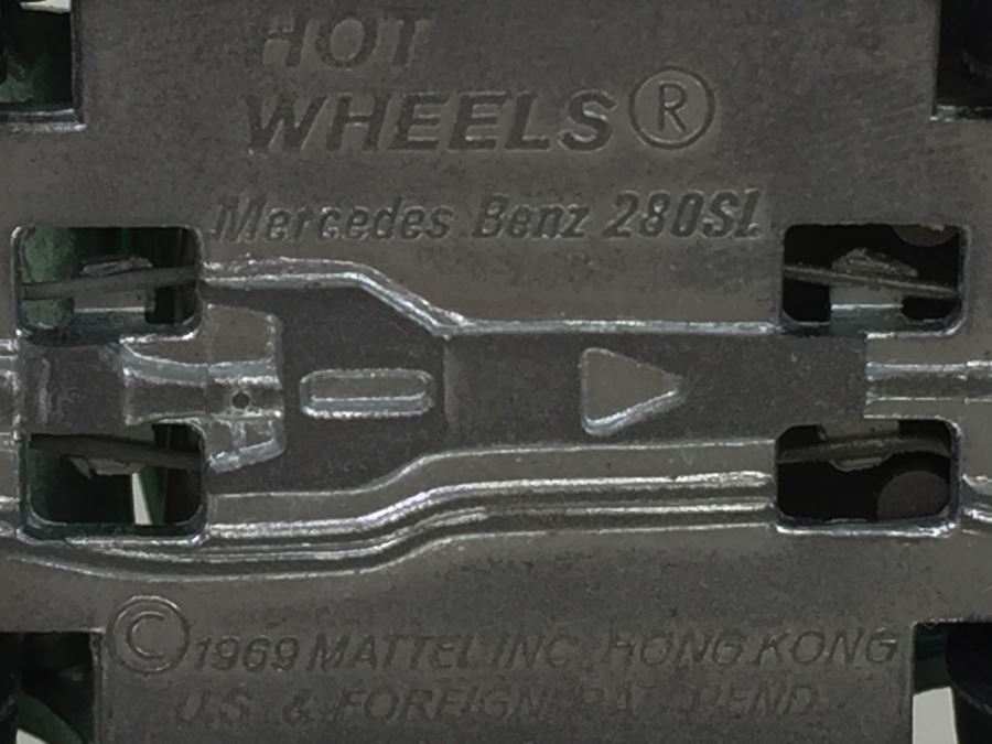HOT WHEELS Redline 'Mercedes Benz 2L' Green Vintage 1969 Mattel Hong Kong [Photo 3]