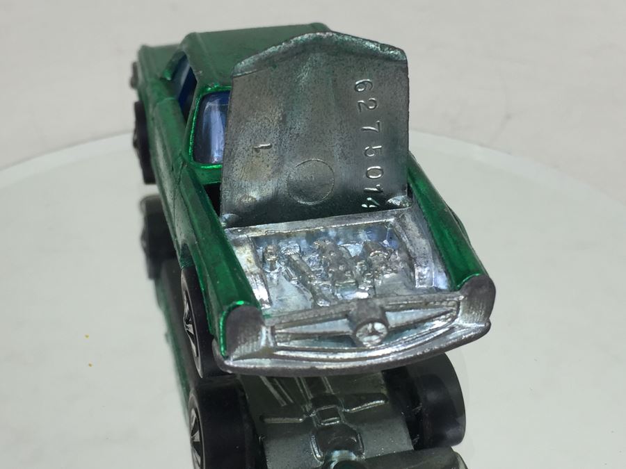 HOT WHEELS Redline 'Mercedes Benz 2L' Green Vintage 1969 Mattel Hong Kong [Photo 9]