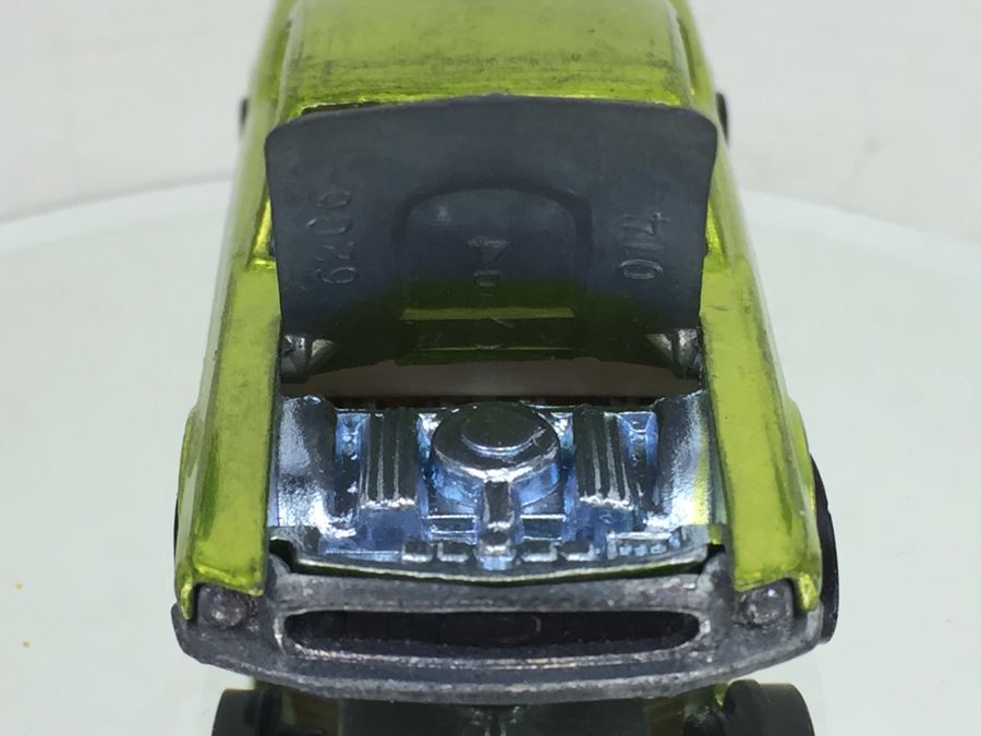 HOT WHEELS Redline 'Custom Mustang' Green Vintage Mattel USA [Photo 6]