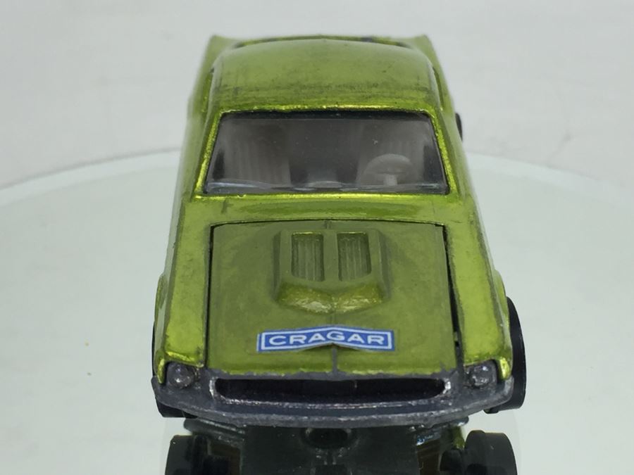 HOT WHEELS Redline 'Custom Mustang' Green Vintage Mattel USA [Photo 4]