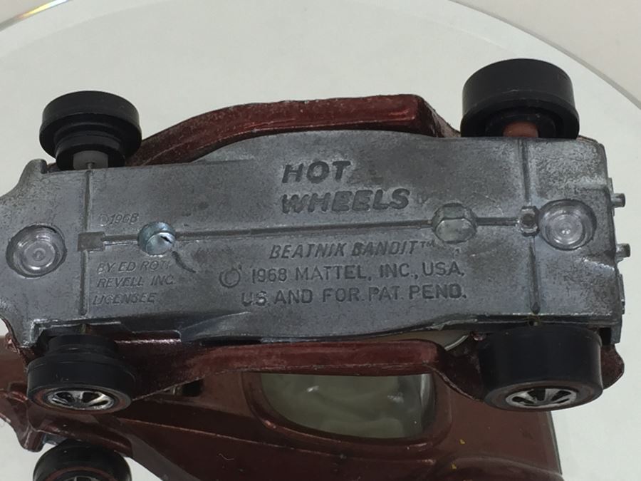 HOT WHEELS Redline 'Beatnik Bandit' Reddish Brown Vintage 1968 Mattel USA [Photo 8]