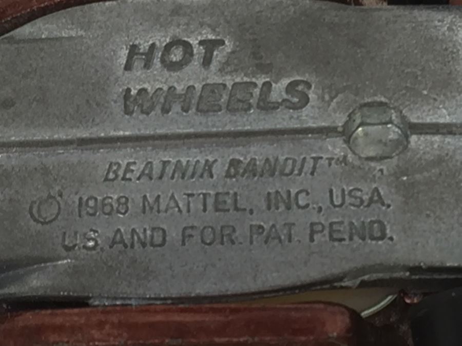 HOT WHEELS Redline 'Beatnik Bandit' Reddish Brown Vintage 1968 Mattel USA [Photo 9]