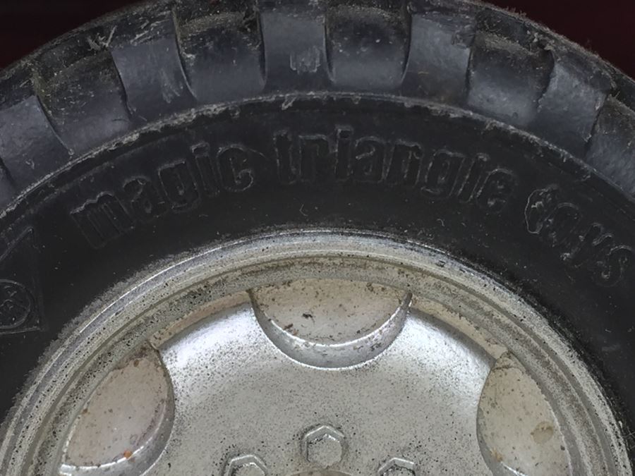 Vintage Magic Triangle Toys TEXACO Jet Fuel Truck Semi Truck Gas Tanker [Photo 7]