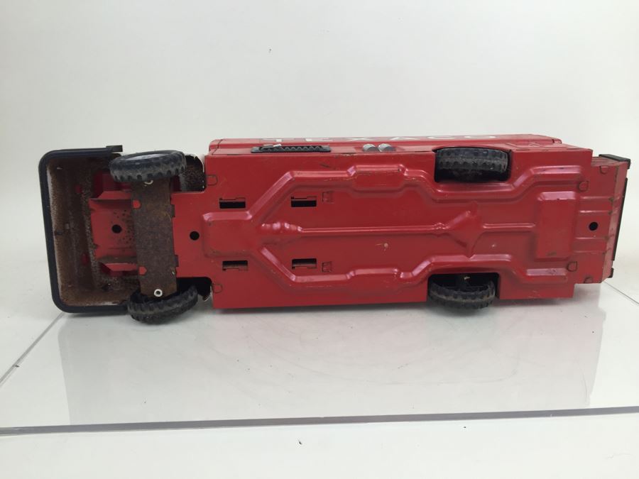 Vintage Magic Triangle Toys TEXACO Jet Fuel Truck Semi Truck Gas Tanker [Photo 19]