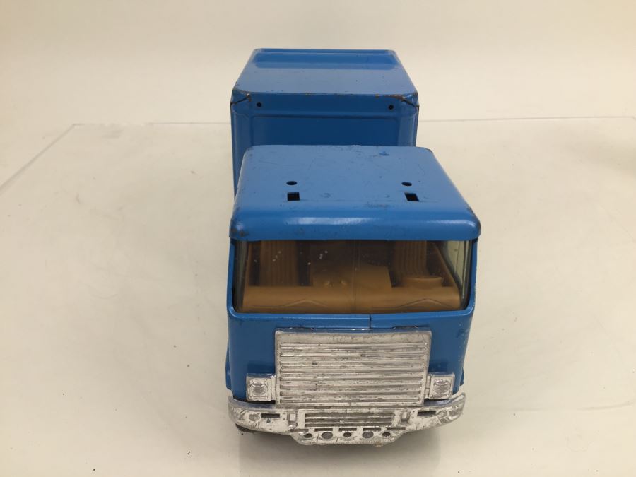 Vintage ERTL Richard Petty STP Semi Truck And Trailer With Broken Wheel [Photo 9]