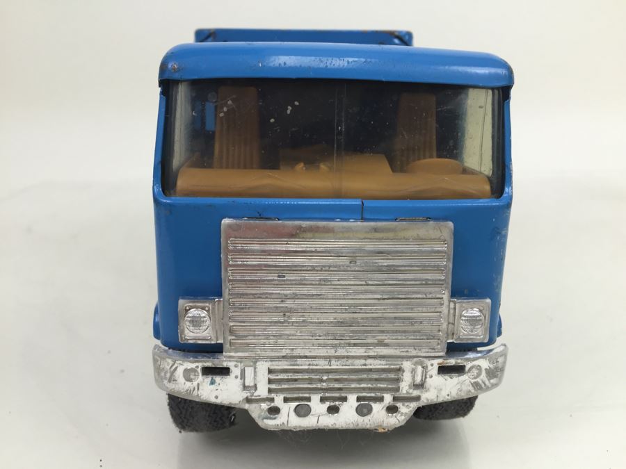 Vintage ERTL Richard Petty STP Semi Truck And Trailer With Broken Wheel [Photo 8]