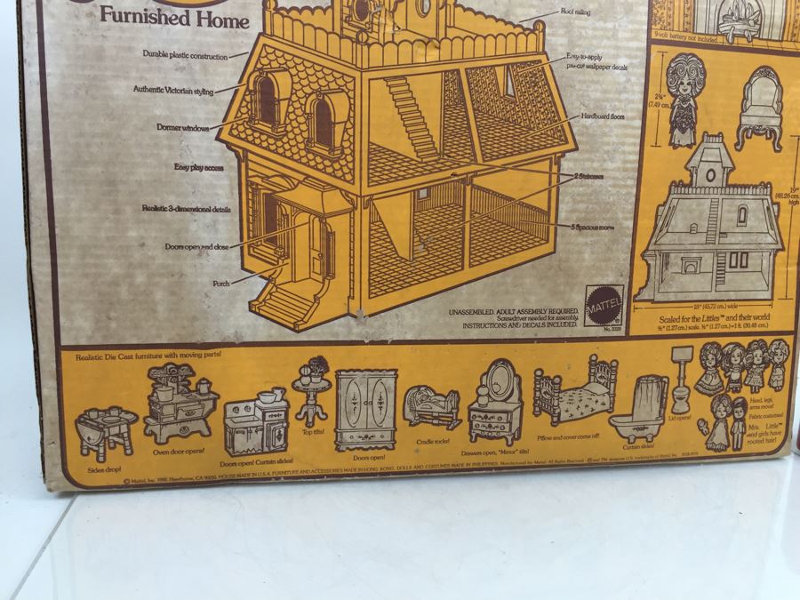 Vintage 1980 Mattel The Littles Furnished Home New In Damaged Box [Photo 20]