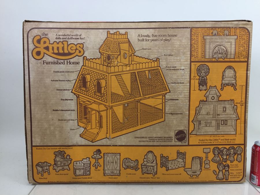 Vintage 1980 Mattel The Littles Furnished Home New In Damaged Box [Photo 3]