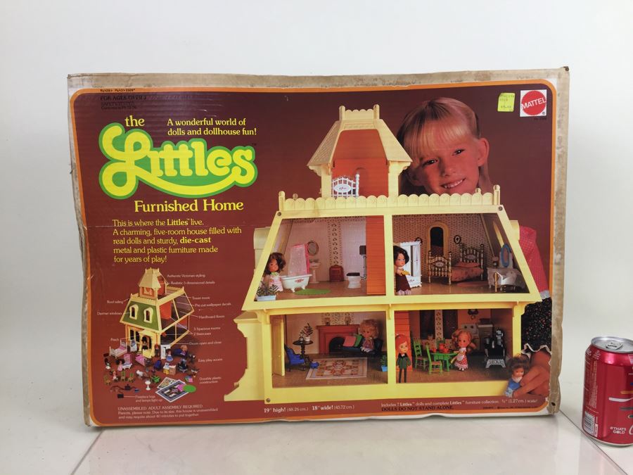 Vintage 1980 Mattel The Littles Furnished Home New In Damaged Box [Photo 1]
