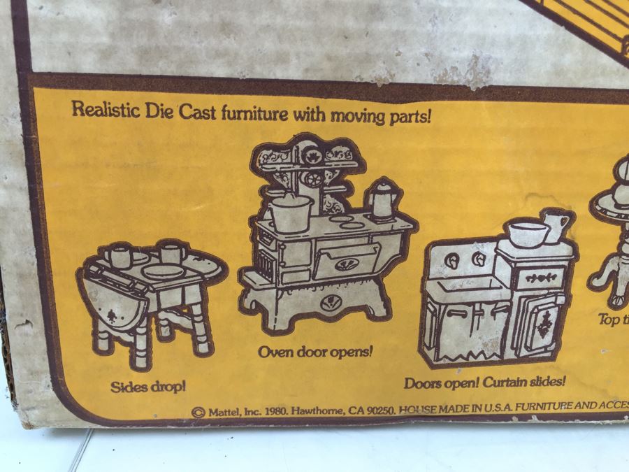 Vintage 1980 Mattel The Littles Furnished Home New In Damaged Box [Photo 21]