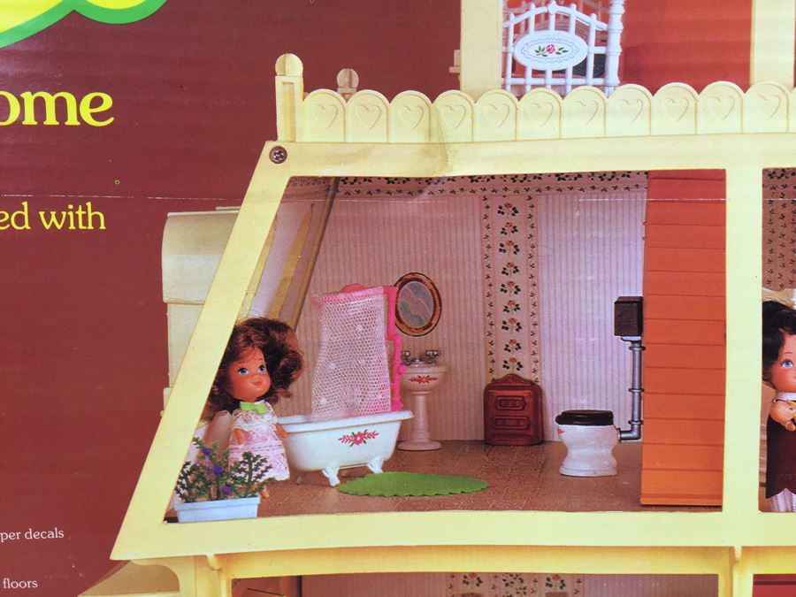 Vintage 1980 Mattel The Littles Furnished Home New In Damaged Box [Photo 12]