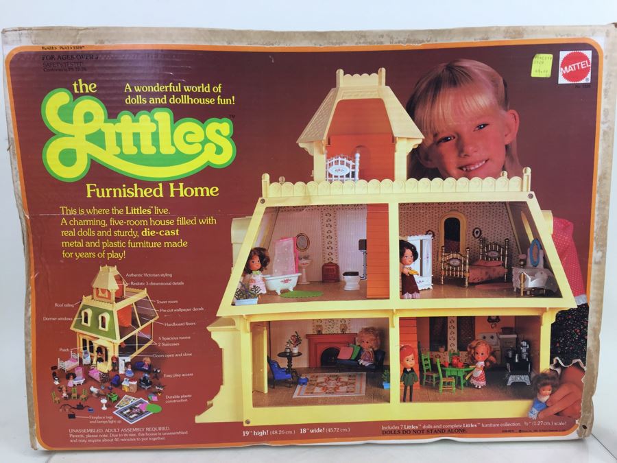 Vintage 1980 Mattel The Littles Furnished Home New In Damaged Box [Photo 4]