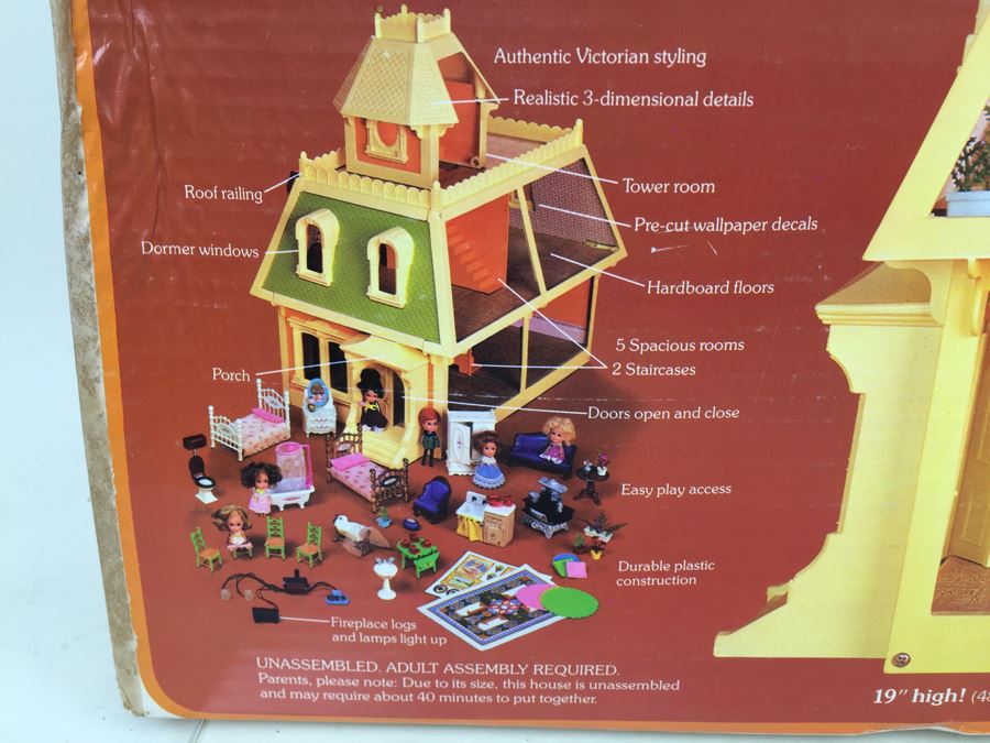 Vintage 1980 Mattel The Littles Furnished Home New In Damaged Box [Photo 7]