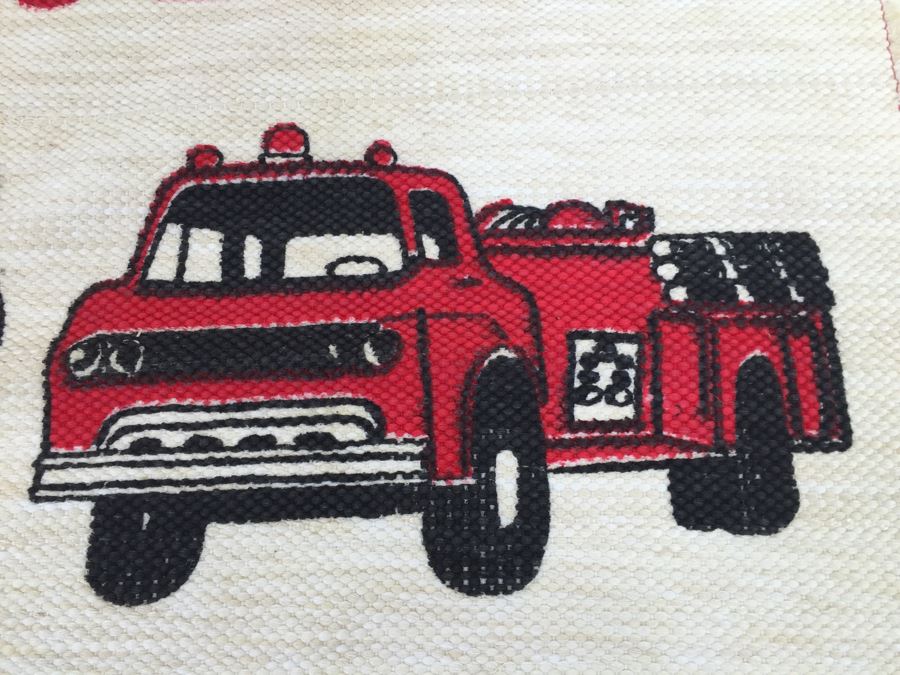 Vintage 'It's Great To Be A Firefighter' Floor Mat [Photo 8]